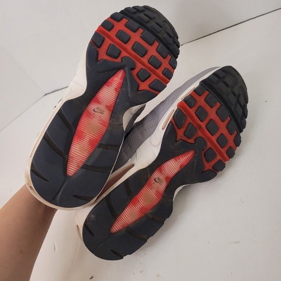 Nike Air Max 95 Grey USA Men's Sneakers Size 9.5 - Picture 7 of 8